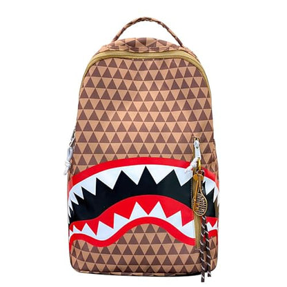 Large Capacity Laptop Backpack Water Resistant Durable Daily Carry Backpack Graphic Urban Streetwear Bookbag for Commuting (Brown) - color: Brown