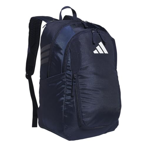 adidas Stadium 4 Soccer Backpack – Team Sports Bag with Ball Pocket, 36L - color: Navy Blue 2/4.0