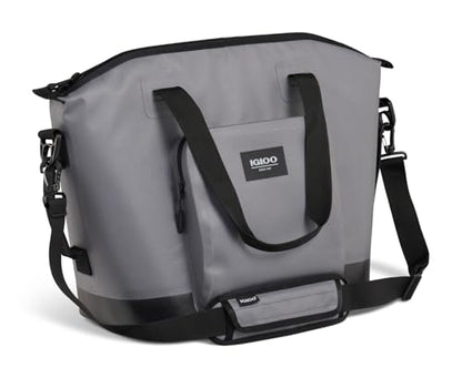 Igloo Trailmate Soft Sided Coolers | Portable Insulated Cooler Bag - color: 24-Can Grey