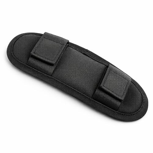 Removable Backpack Strap Pads, Universal Breathable Cushion, Black Shoulder Strap Pad for Backpack, Luggage, Guitar Strap, Laptop Bag