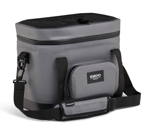 Igloo Trailmate Soft Sided Coolers | Portable Insulated Cooler Bag - color: 18-Can Carbonite