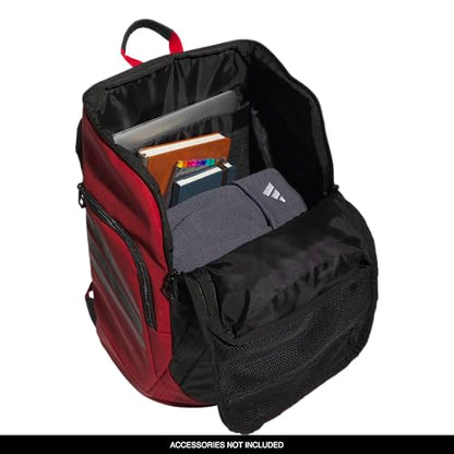 adidas Select Basketball Backpack for Practice, Gym and Travel, 32L - color: Team Power Red 2/Black
