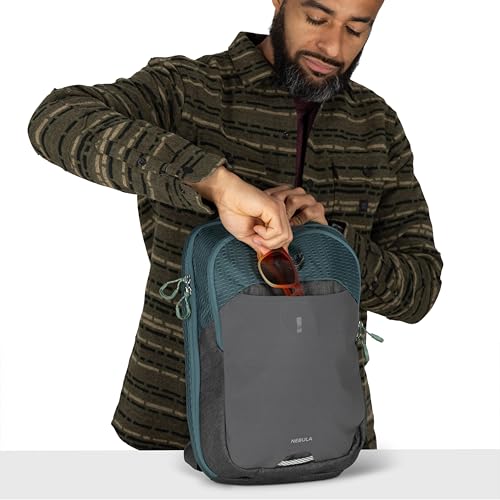 Osprey Nebula Shoulder Sling Bag, Cascade Blue/Coal Grey Heather - color: Cascade Blue/Coal Grey Heather