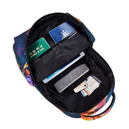 Travel Backpack Abstract World Map Carry on Backpack Lightweight Business 15.6inch Laptop Backpack for Men Women - color: Abstract World Map