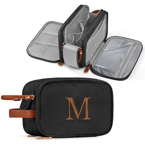 YOOLIFE Birthday Gifts for Men Travel Toiletry Bag for Men, Black M - color: Black, style: M