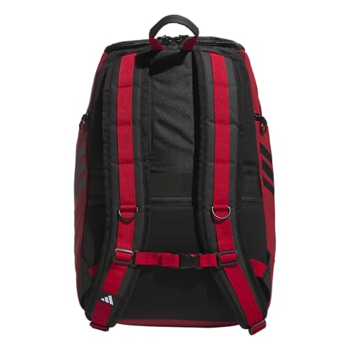 adidas Select Basketball Backpack for Practice, Gym and Travel, 32L - color: Team Power Red 2/Black