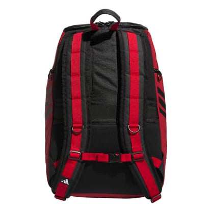 adidas Select Basketball Backpack for Practice, Gym and Travel, 32L - color: Team Power Red 2/Black