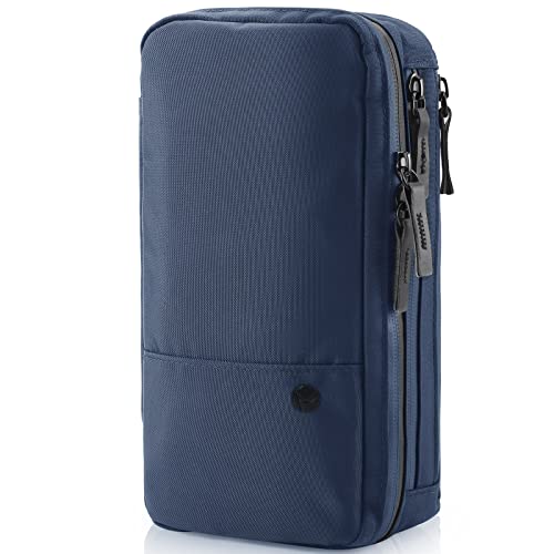 Purevave Compact Mens Toiletry Travel Bag Hanging, Mens Dopp Kit for Travel Waterproof, Wash Pouch Blue - color: Blue