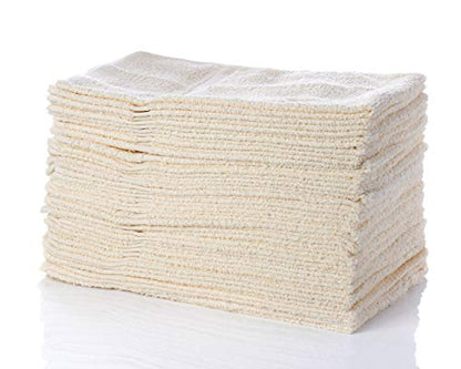 SIMPLI-Magic Cotton Hand Towels 16"x27" (12 Pack) – Soft Towels for Bathroom, Kitchen, Salon & Gym (Beige) - color: Beige