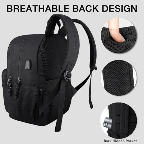 KEOFID Travel Backpack for Men and Women, Anti Theft Laptop Backpack