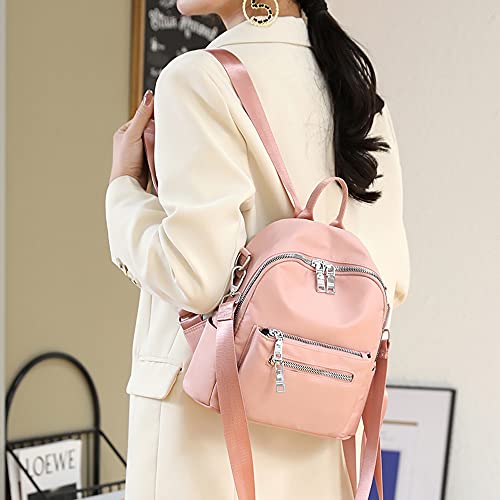 Women's Mini Backpack Purse Fashion Rucksack Daypack Small Shoulder Bag - color: Pink