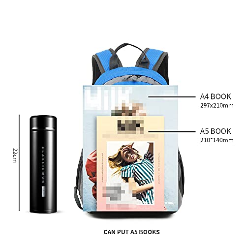 Bseash 10L Small Hiking Backpack for Kids Ages 3-6 Girls Boys Under 4 feet - color: Blue
