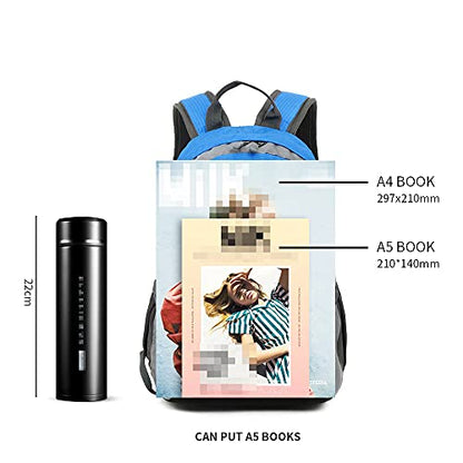 Bseash 10L Small Hiking Backpack for Kids Ages 3-6 Girls Boys Under 4 feet - color: Blue