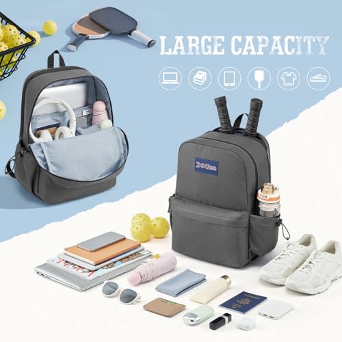 G4Free Pickleball Bag, Pickleball Backpack for Outdoor - color: Grey