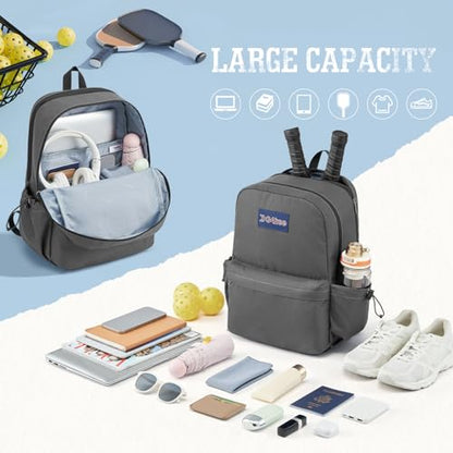 G4Free Pickleball Bag, Pickleball Backpack for Outdoor - color: Grey