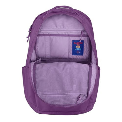 Baboon to the Moon City Backpack – Water-Repellent 16" Laptop-Friendly Backpack, Work, Travel, Gym Bag for Men & Women (New) Purple - color: (New) Purple