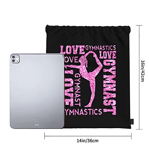 Gymnastics Drawstring Backpack Gym String Bag Drawstring Sackpack Sport For Womens Mens - color: A1 Gymnastics
