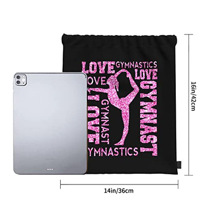 Gymnastics Drawstring Backpack Gym String Bag Drawstring Sackpack Sport For Womens Mens - color: A1 Gymnastics