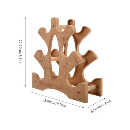 Totority Small Dumbbell Rack Stand Heavy Duty Weight Storage Rack for Home Gym Strength Training Organizer Space Saving Fits Various Dumbbell Sizes