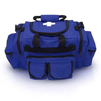 ASA TECHMED First Aid Responder EMS Emergency Medical Trauma Bag Deluxe, Blue - color: Blue