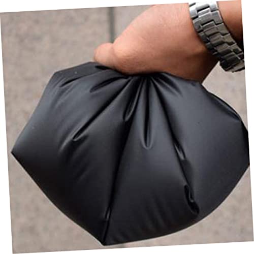 KOMBIUDA Unisex Backpack Rain Cover Portable Raincoat for Outdoor Travel Camping Hiking Seamless Construction Fits Backpacks Black