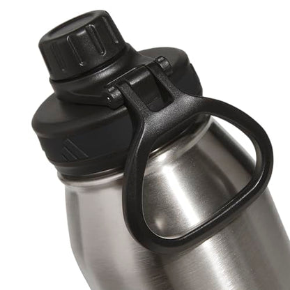 adidas Metal Water Bottle 1L - color: Stainless Steel/Black/L