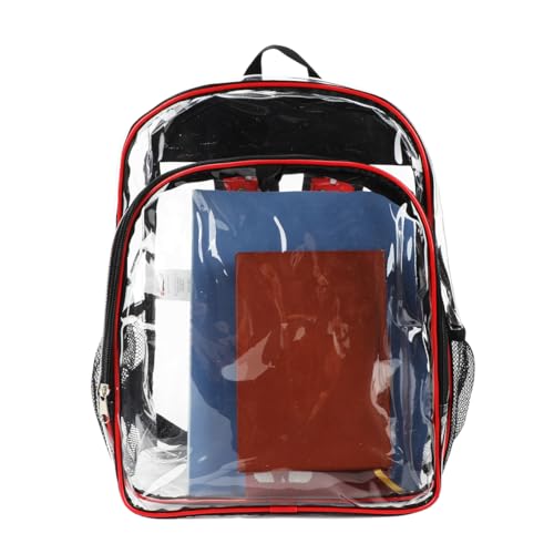 Bioworld Super Mario Brothers 5-Piece Backpack & Lunchbox Set With Water Bottle - color: 5-pc Super Mario Clear Red, size: 16 Inches