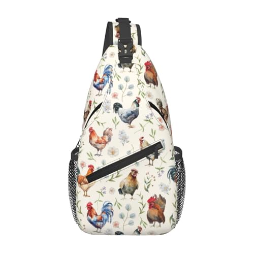 Butterflies Sling Bag Crossbody Sling Backpack for Women Men Travel Hiking Daypack Chest Shoulder Bag | Travel - color: Sling613