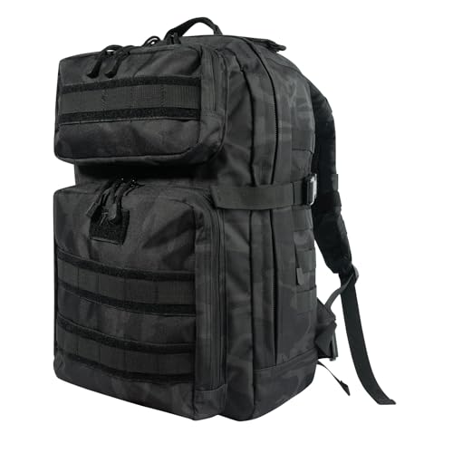 Rothco 22970: Midnight Camo Fast Mover Tactical Backpack - color: Midnight Black Camo