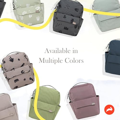 RED ROVR Mini Roo Lightweight Backpack | 6 pockets for everyday essentials (Mauve) - color: Mauve