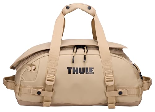 Thule Chasm Duffel bag, Weather-resistant materials, Easy packing, Converts to backpack, Internal pockets, Travel-ready - color: Gentle beige, size: 30L