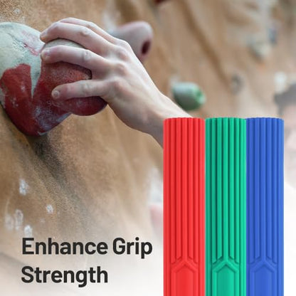 Inspack Flex Tennis Elbow Therapy Bar, Flexbar Treatment, Grip Strength Trainer, Therabars Flex Bars Physical Tendonitis, Wrist, Pain Relief, Forearm Strengthener Hand Exercise, Resistance Twist 25lb 15lb 10lb - color: Red_10LB