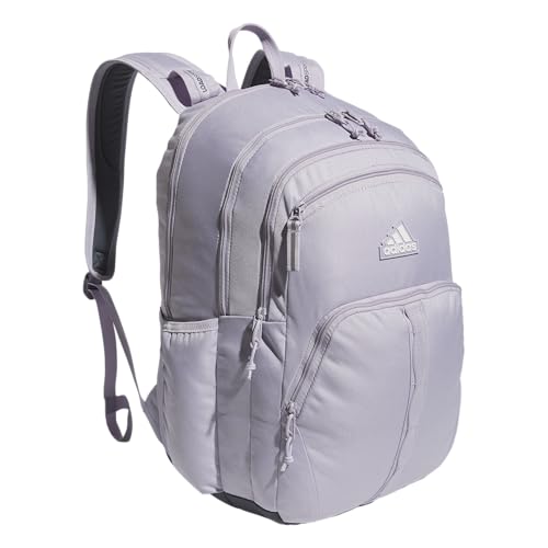adidas Prime 7 Backpack for Laptop, School and Travel, 37L - color: Silver Dawn Grey/Onix Grey/2