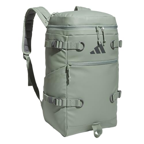 adidas Vista Top-Loading Backpack for Travel and Gym, 29L - color: Silver Green/Grey Six