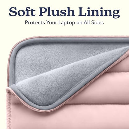 Vandel The Original Puffy Laptop Sleeve Case, 13-14 inch Laptop Sleeve Bag Case 13.3 Inch, Compatible with MacBook Air 13, Pro 14/13 iPad Pro 12.9, HP Dell ASUS, Computer Bag Cover - color: h. Pink, size: 13-14 Inch