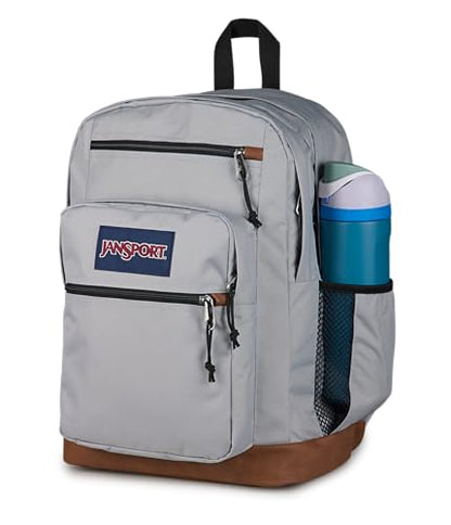 JanSport Cool Backpack with 15-inch Laptop Sleeve, Large Computer Bag Rucksack with 2 Compartments, Ergonomic Straps, Grounded Grey - color: Grounded Grey