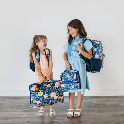 Wildkin 16-inch Kids Backpack – Durable, Padded & Spacious School Bag for Boys & Girls - Wildflower Bloom - color: Wildflower Bloom