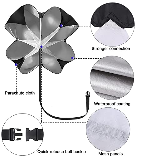 Uyomal Running Speed Training,Speed Chute Resistance Parachute for Speed and Acceleration Training 56-Inch