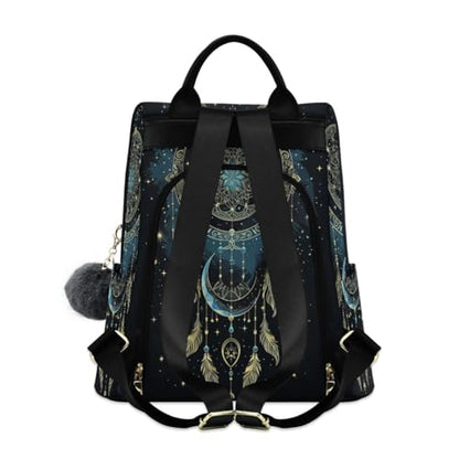 ALAZA Mandala Dreamcatcher Moon Trips Hiking Camping Rucksack Pack for Women - color: multicolor 2