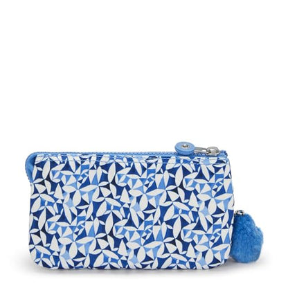Kipling Women's Creativity Large Prt Pouch, Versatile Cosmetics Kit, Lightweight Travel Organizer - color: Crazy Leaves, size: 7.25''L x 4.25''H x 1.5''D