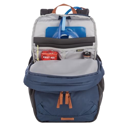 Eddie Bauer 22L Nomad Daypack, Hydration and Laptop Compatible, Dusted Indigo - color: Dusted Indigo, size: 22L