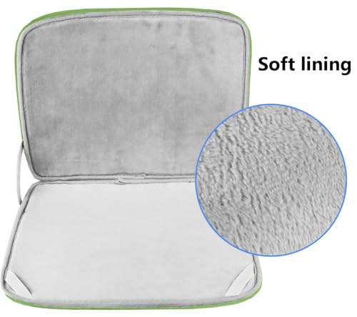 Laptop Sleeve Case 15.6 Inch, Durable Shockproof Protective Cover Flip Case Briefcase Carrying Bag Compatible with 15.6" HP, ASUS, Lenovo, Acer, Notebook, Computer, Light Green - color: Light Green, size: 15.6 Inch