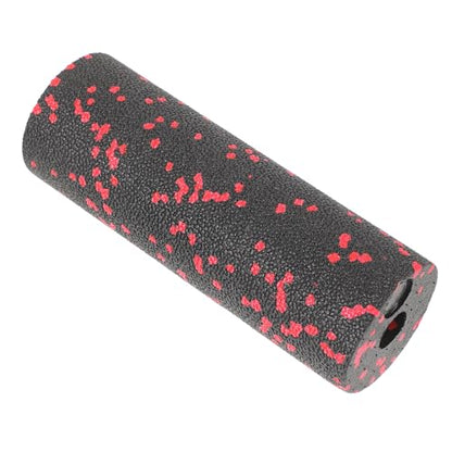 Compact Fitness Foam Roller Hollow Portable Muscle Relaxation Massage Stick Red for Exercise and Travel