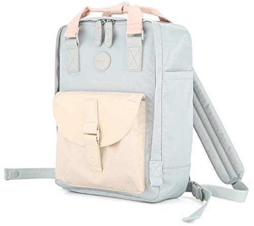 Himawari School Waterproof Backpack 14.9 inch College Vintage Travel Bag for Women and Men,14 inch Laptop for Student (HIM 200-02#)