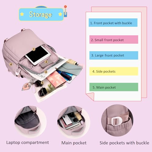 Blue Kids Backpack for Teen Girls Plain School Bag for Elementary Middle School Bookbag for Women - color: 01a Blue