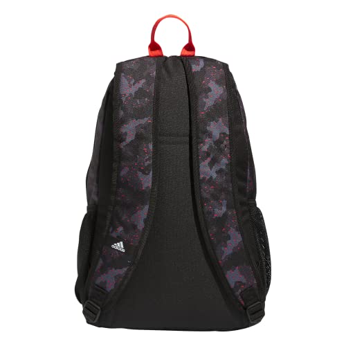 adidas Excelerator School Backpack, 33L - color: Galaxy Camo Black-bright Red/Black/Bright Red, size: OSFA