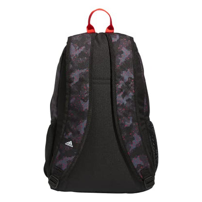 adidas Excelerator School Backpack, 33L - color: Galaxy Camo Black-bright Red/Black/Bright Red, size: OSFA