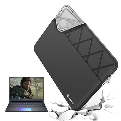 Smatree 13 inch Laptop Sleeve for DELL Latitude 5330/5340/5350, DELL Laptop Case with Accessory Pocket, YKK Zipper, Patented Sockproof Design (E411) - color: Elite-Black, size: for 13 inch Latitude 5330/5340/5350（E411)