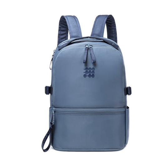 Cubitt Backpack – Lightweight Water-Resistant Laptop Backpack for Work, College & Travel with Organizer, 12kg Capacity – Deepest Blue - color: Smoke Blue