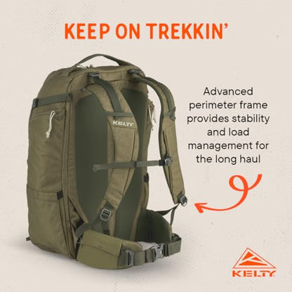 Kelty | Redwing Traveler Backpacks, Travel Pack for Adventure Travel - color: Burnt Olive, size: 50L